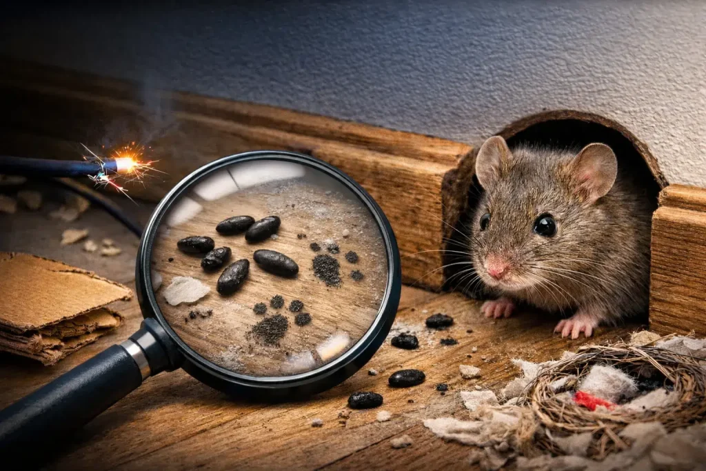 علائم وجود موش در خانه و راه تشخیص